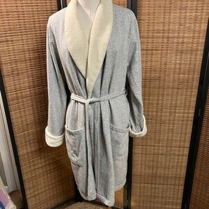 Cotton and Sherpa Robe